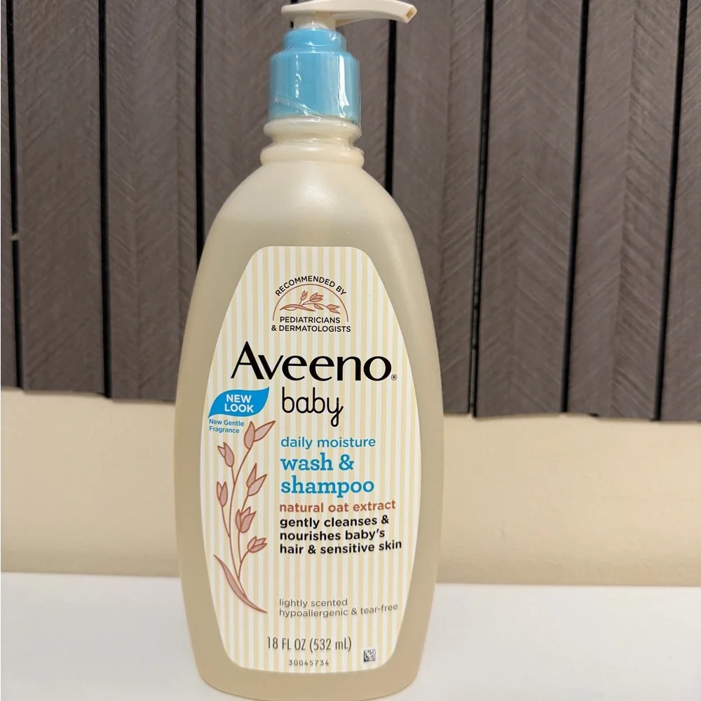 Aveeno Baby Daily Moisture Wash & Shampoo and Lotion Set - Sealed and New